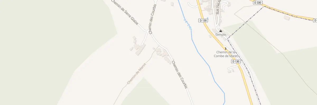 Plan du 25 Che Chemin de Marot à Montjoux