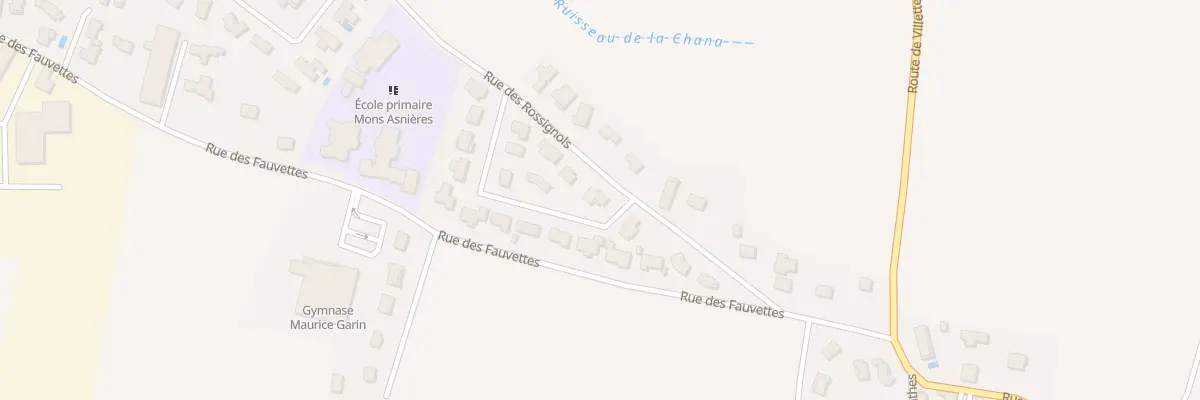 Plan du 60 Rue des Rossignols à Villette-d’Anthon
