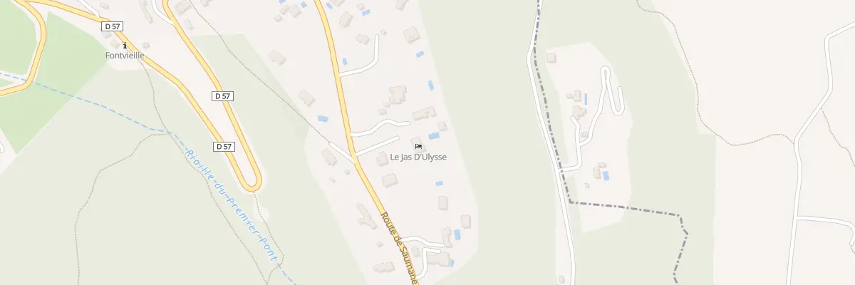 Plan du 971 Rte de Saumane à La Roque-sur-Pernes