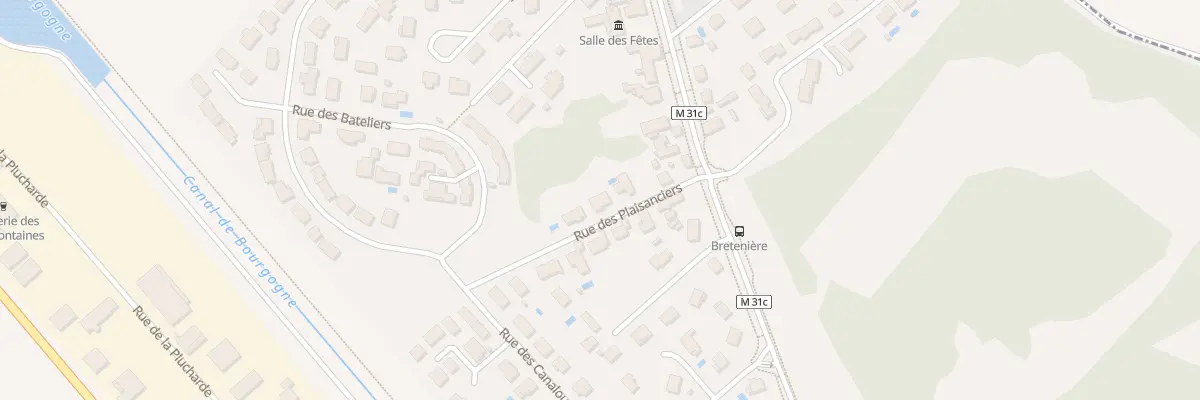 Plan du 8 Rue des Plaisanciers à Bretenière