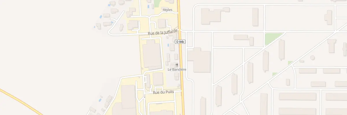 Plan du 419 Front de Bandiere à Balan