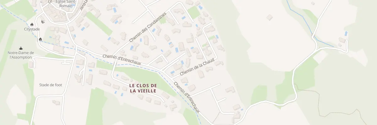 Plan du 5463 Les Condamines à Saint-Romain-en-Viennois