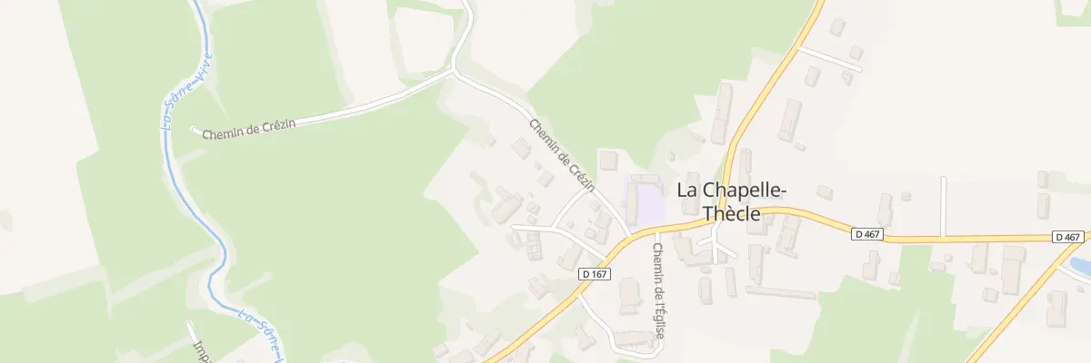 Plan du 111 Chem de l’Abbaye à La Chapelle-Thècle