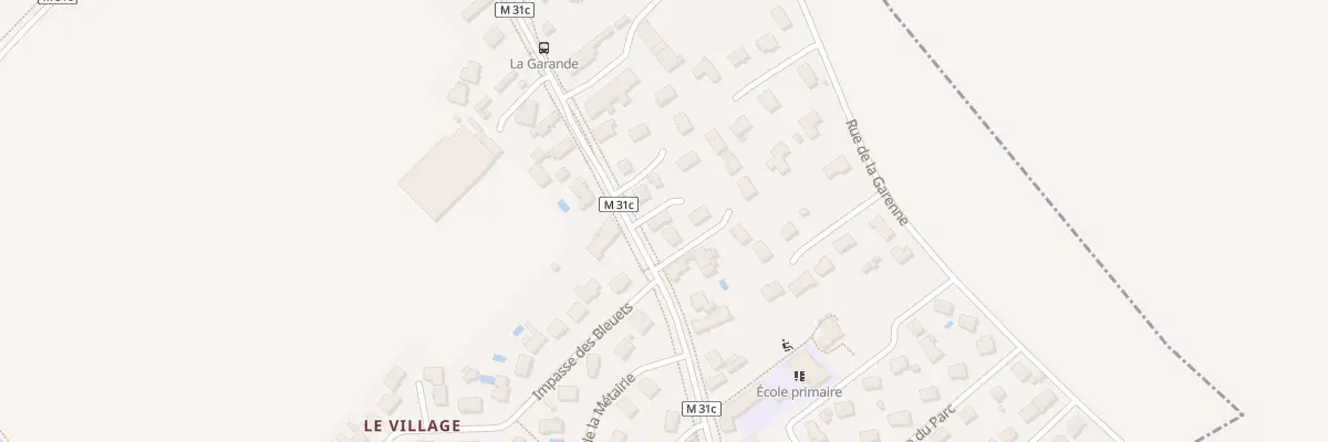 Plan du 36B Rue Principale à Bretenière