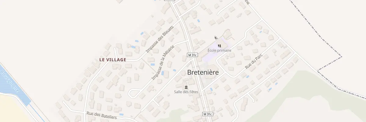 Plan du 21 Rue Principale à Bretenière