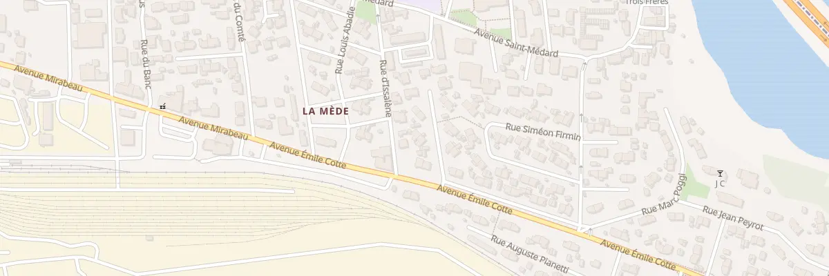 Plan du 3 Rue Auguste Milano à Châteauneuf-les-Martigues
