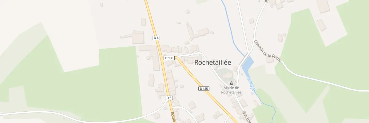 Plan du 1 Pl des Halles à Rochetaillée