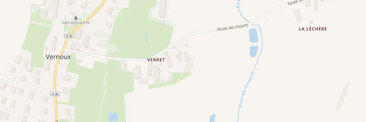 Plan du 296 Rte des Essarts à Vernoux