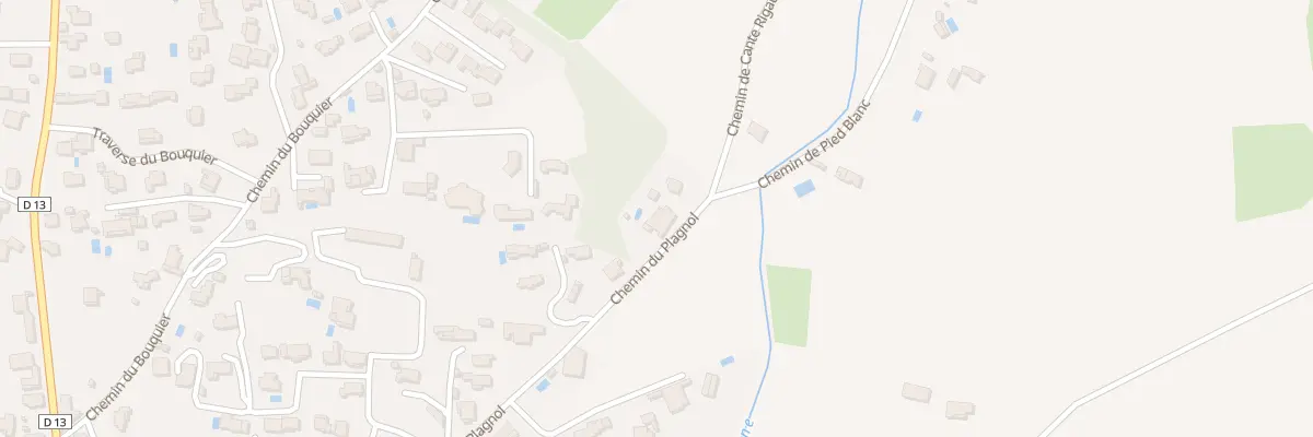 Plan du 595 Che du Plagnol à Caromb