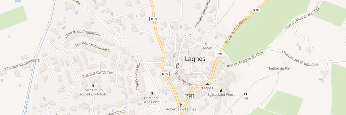 Plan du 41 Rue du Patis à Lagnes