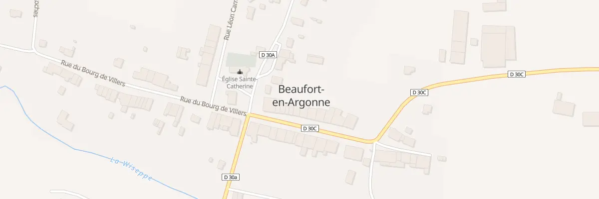 Plan du 9 Gr Grand Rue à Beaufort-en-Argonne