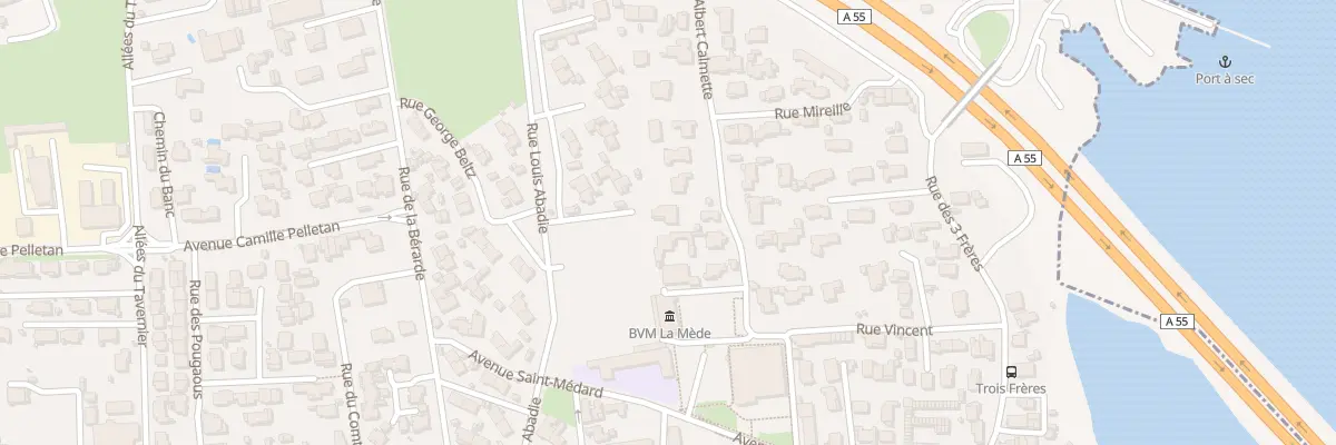 Plan du 13 Rue Albert Calmette à Châteauneuf-les-Martigues