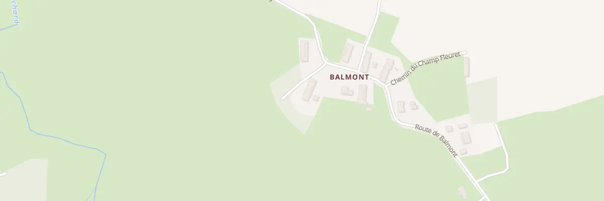 Plan du 5257 Balmont à Saint-Martin-le-Châtel