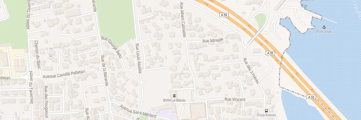 Plan du 15 Rue Albert Calmette à Châteauneuf-les-Martigues