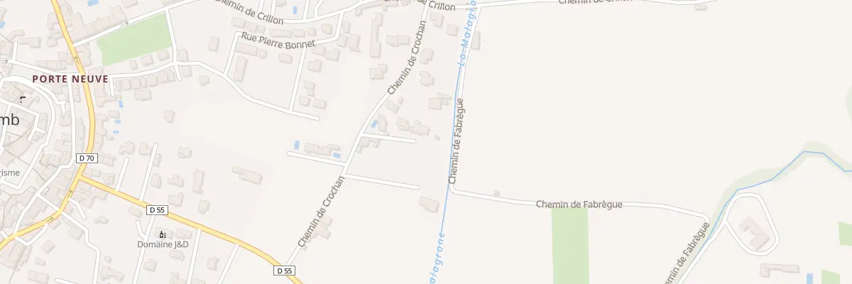 Plan du 188 Che de Crochan à Caromb