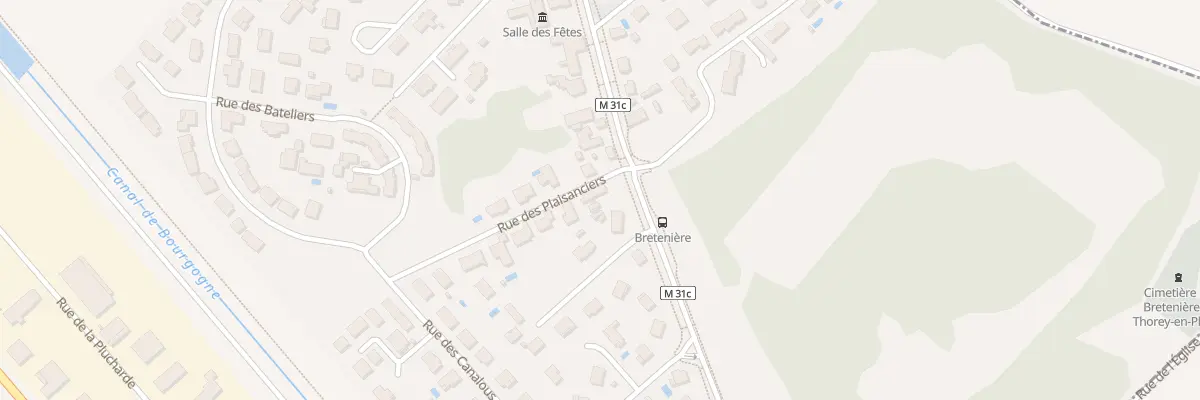 Plan du 9 Rue Principale à Bretenière