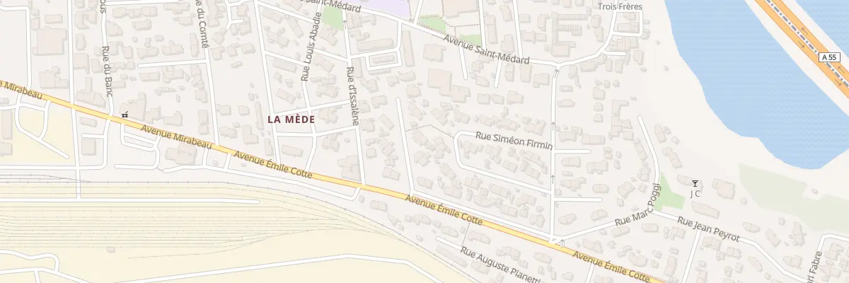 Plan du 6 Rue Auguste Milano à Châteauneuf-les-Martigues