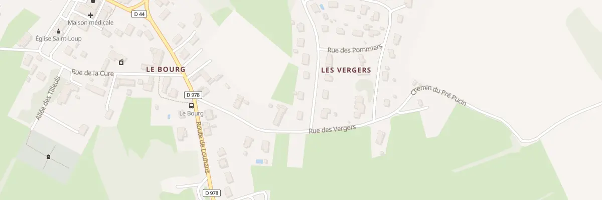 Plan du 3 Rue des Cerisiers à Montret