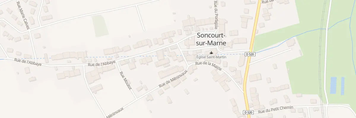 Plan du 4 Rue de la Mairie à Soncourt-sur-Marne