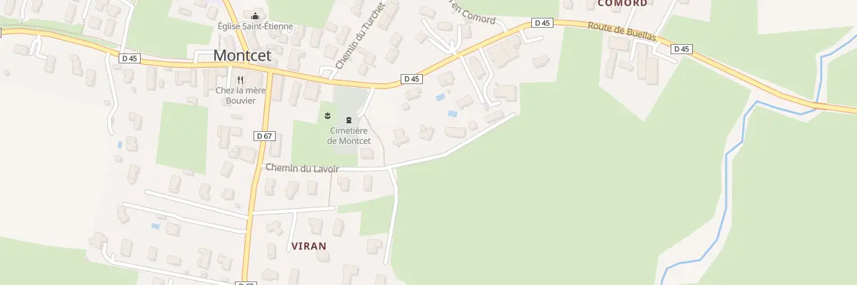 Plan du 177 Che du Lavoir à Montcet
