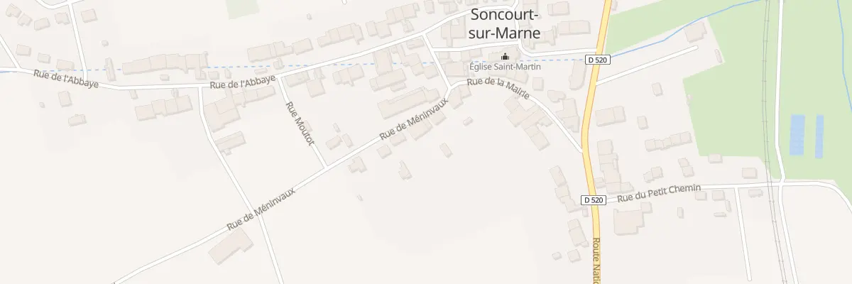 Plan du 5 Rue de Meninvaux à Soncourt-sur-Marne