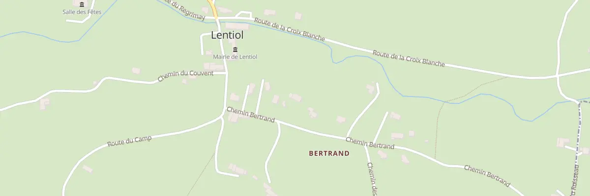 Plan du 157 Che Bertrand à Lentiol