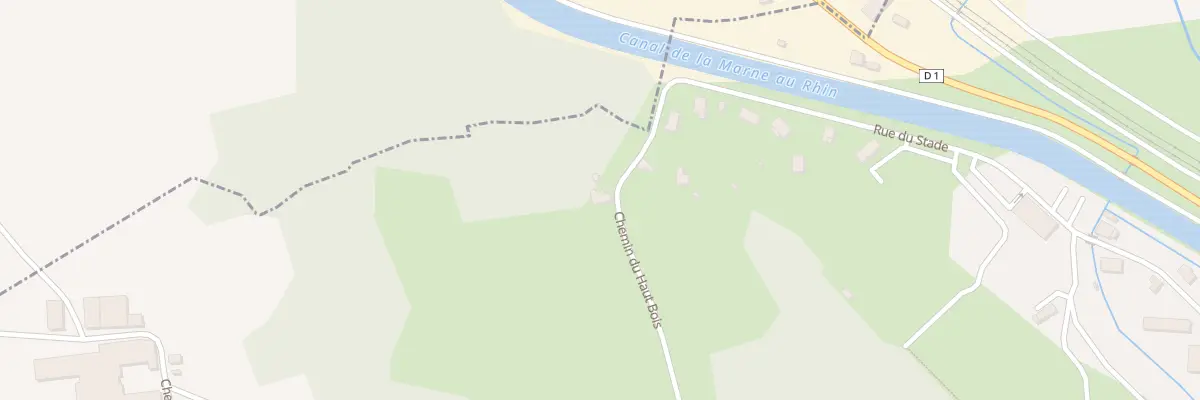 Plan du 2 Che du Haut Bois à Fains-Véel