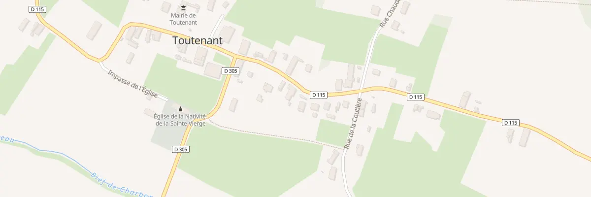 Plan du 14 Rue du Bourg à Toutenant