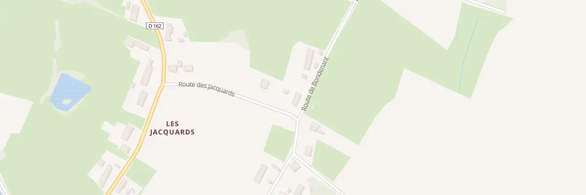 Plan du 38 Rte de Bondenant à Diconne