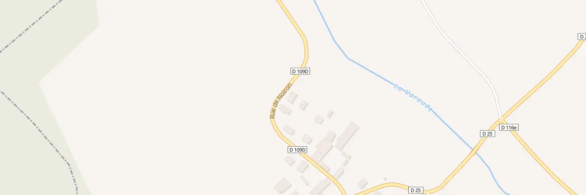 Plan du 14 Rue de Noiron à Izeure