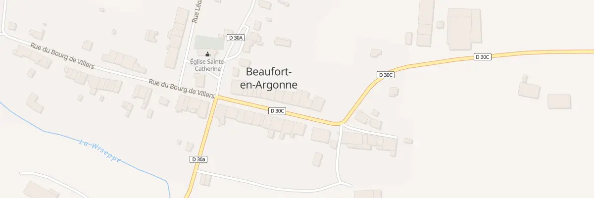 Plan du 15 Gr Grand’ Rue à Beaufort-en-Argonne