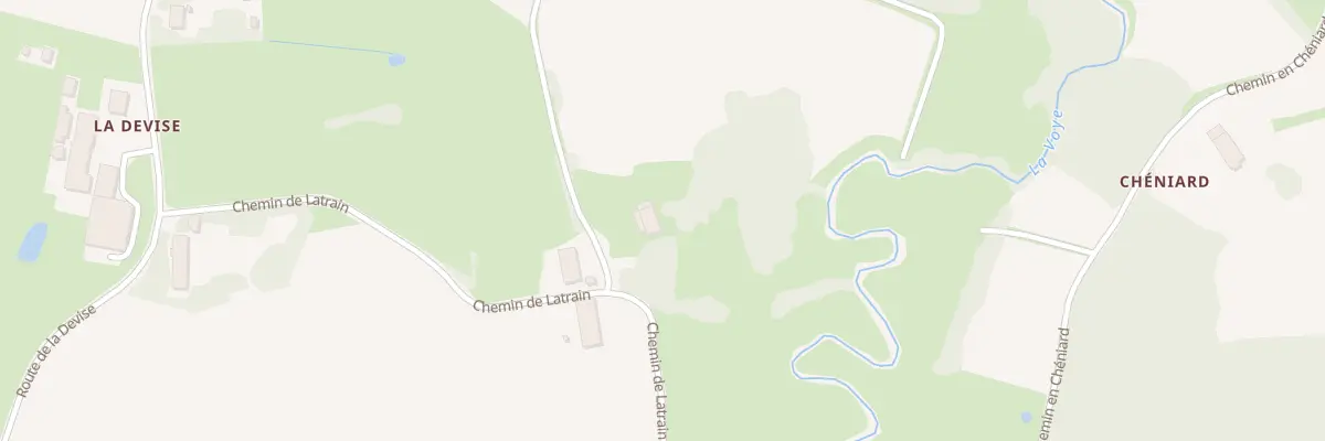 Plan du 375 Che de Latrain à La Chapelle-Thècle