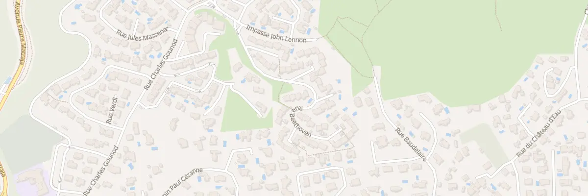 Plan du 6 Rue Beethoven à Sausset-les-Pins