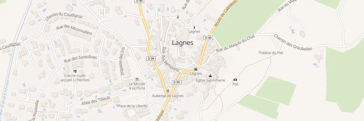 Plan du 37 Rue Venteuse à Lagnes