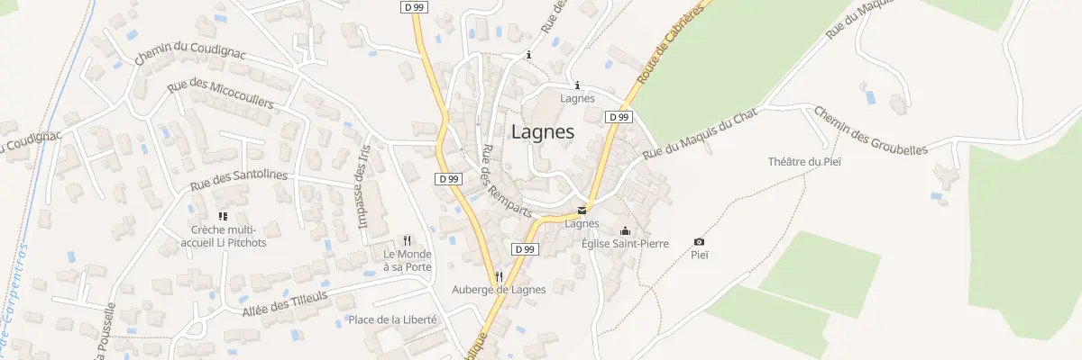 Plan du 41 Rue Venteuse à Lagnes