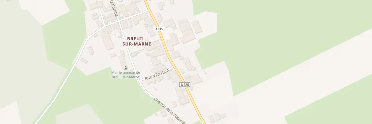 Plan du 11 Rue de l’Eglise de Breuil à Chevillon
