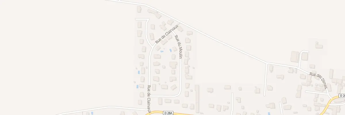 Plan du 13 Rue du Moulin à Clénay