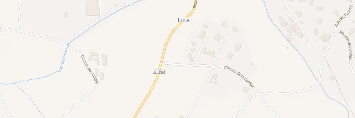 Plan du 505 Che de la Combe à Saint-Vincent-la-Commanderie