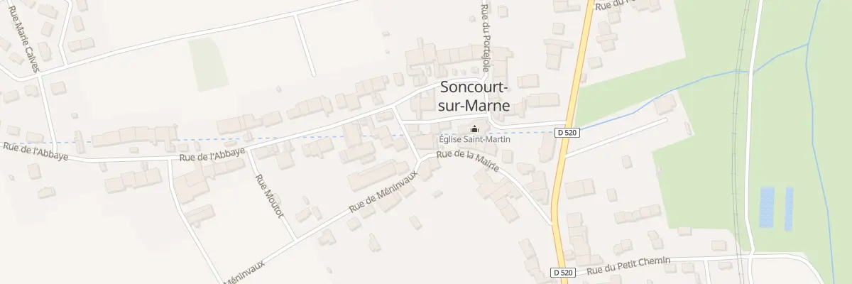 Plan du 7 Rue de la Mairie à Soncourt-sur-Marne