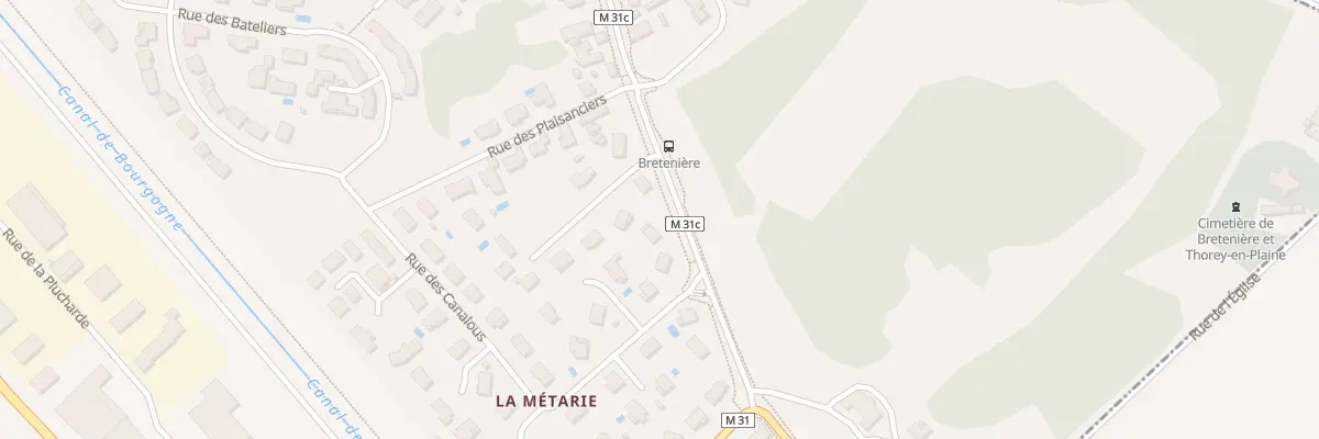 Plan du 1E Rue Principale à Bretenière