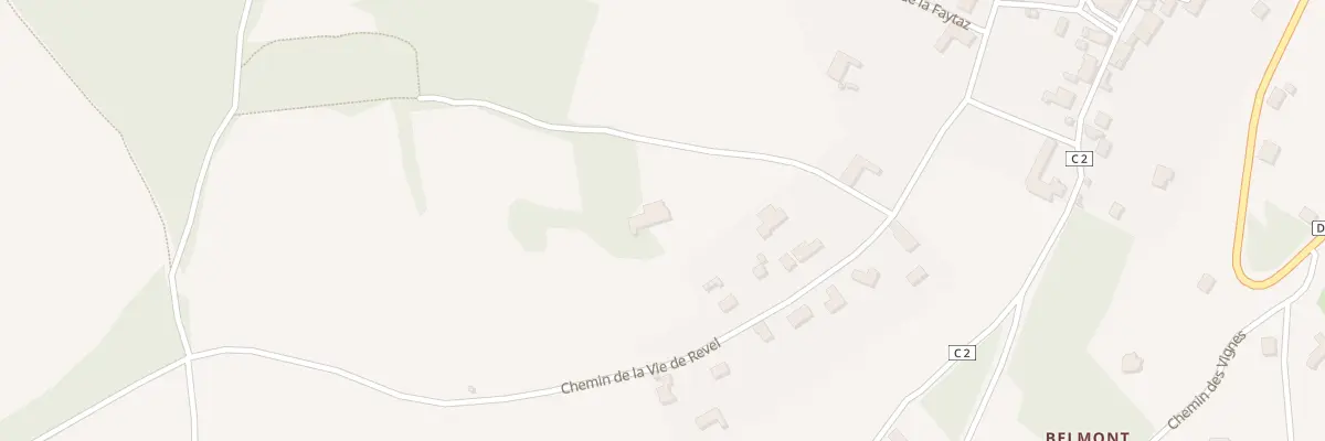 Plan du 131 Che des Rosselieres à Pommier-de-Beaurepaire