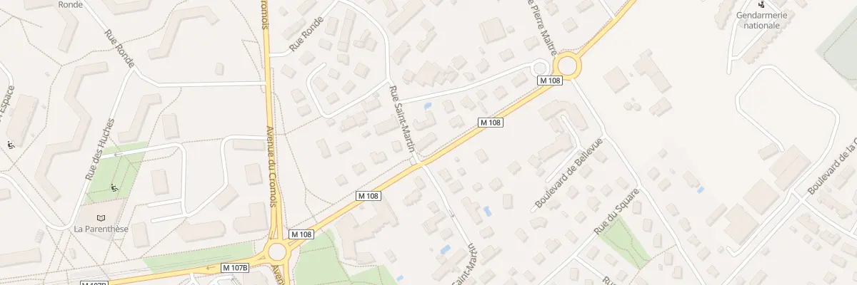 Plan du 14 Rue Saint Martin à Quetigny