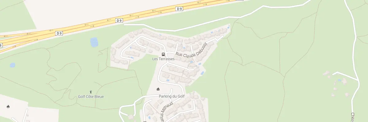 Plan du 6 Rue Claude Debussy à Sausset-les-Pins