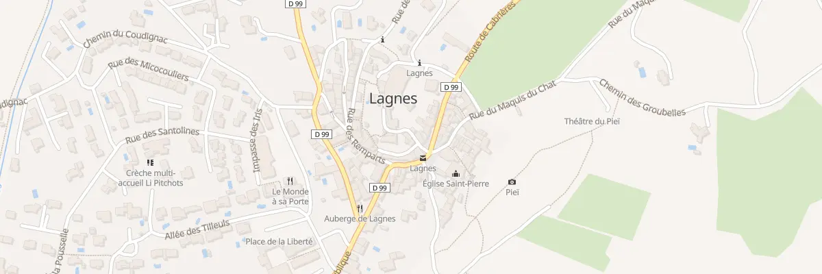 Plan du 15 Rue Venteuse à Lagnes