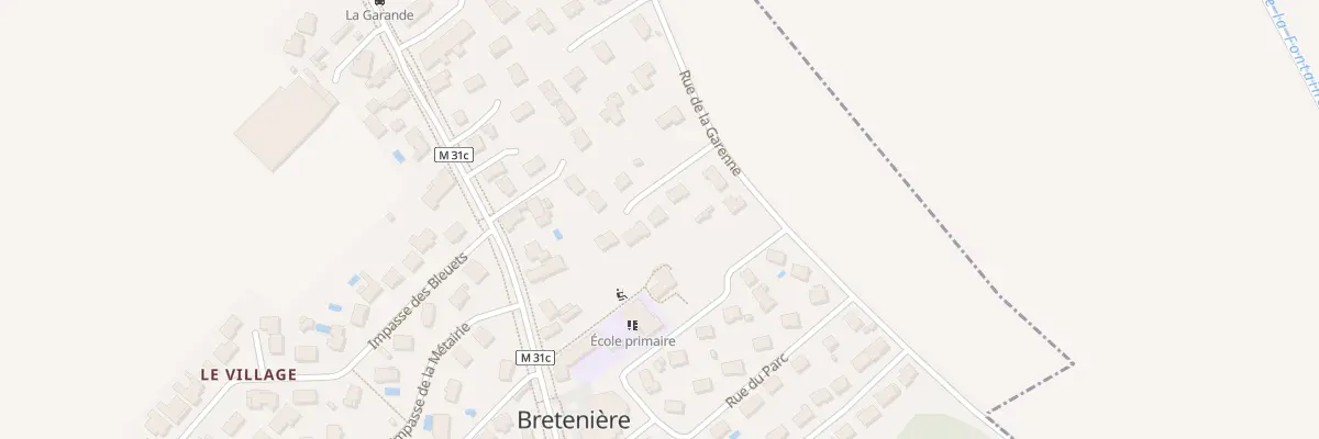 Plan du 2 Imp des Lilas à Bretenière