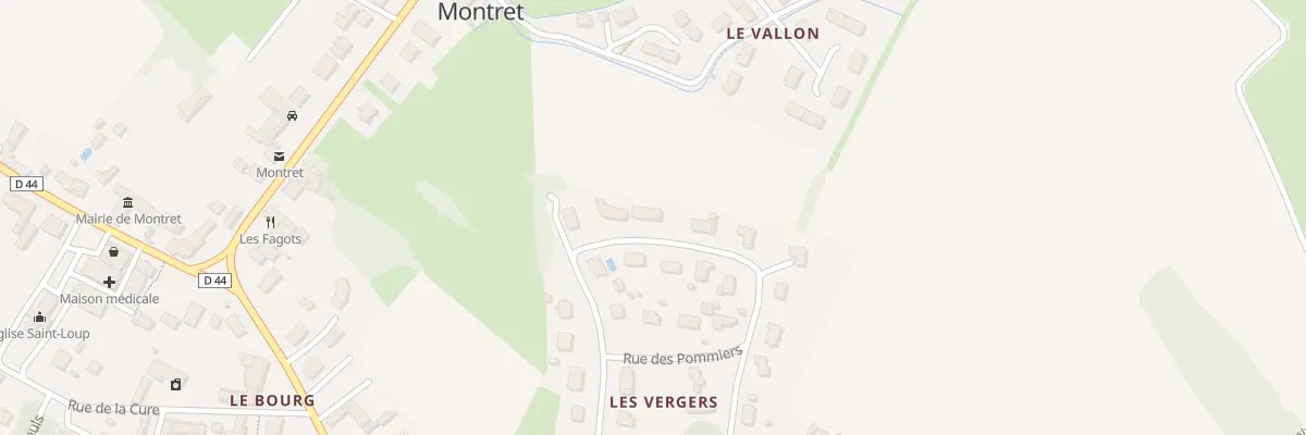 Plan du 17 Rue des Cerisiers à Montret