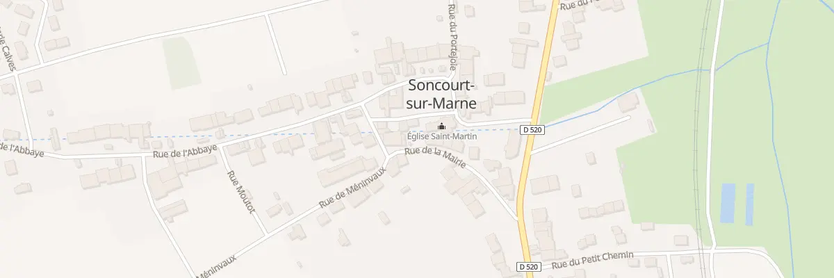 Plan du 9 Rue de la Mairie à Soncourt-sur-Marne