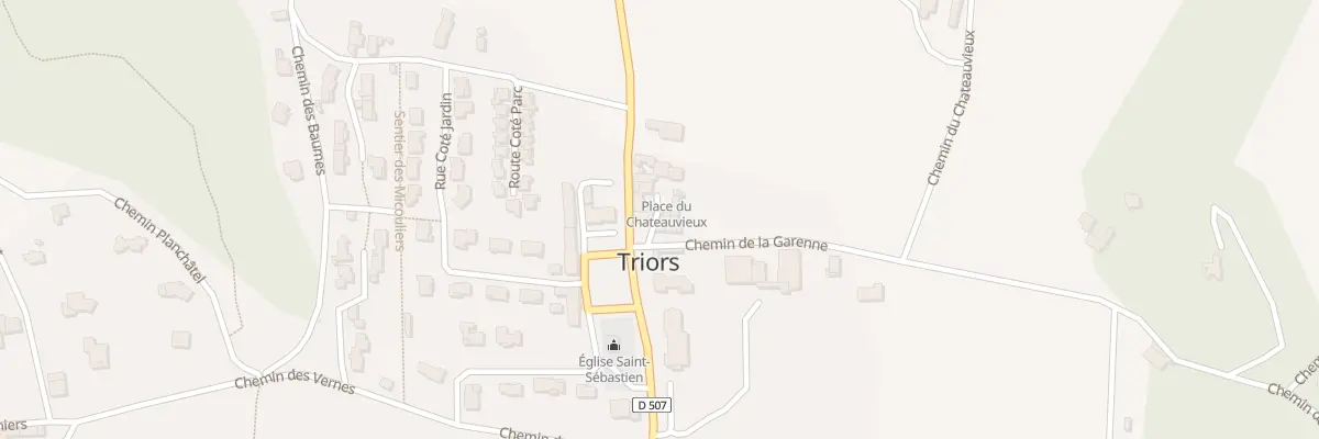Plan du 5009 Chateau-Vieux à Triors