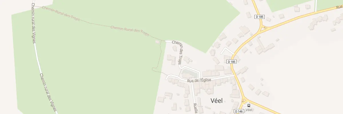 Plan du 3 Che des Trops à Fains-Véel
