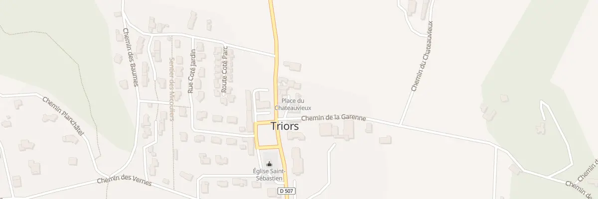 Plan du 5004 Chateau Vieux à Triors
